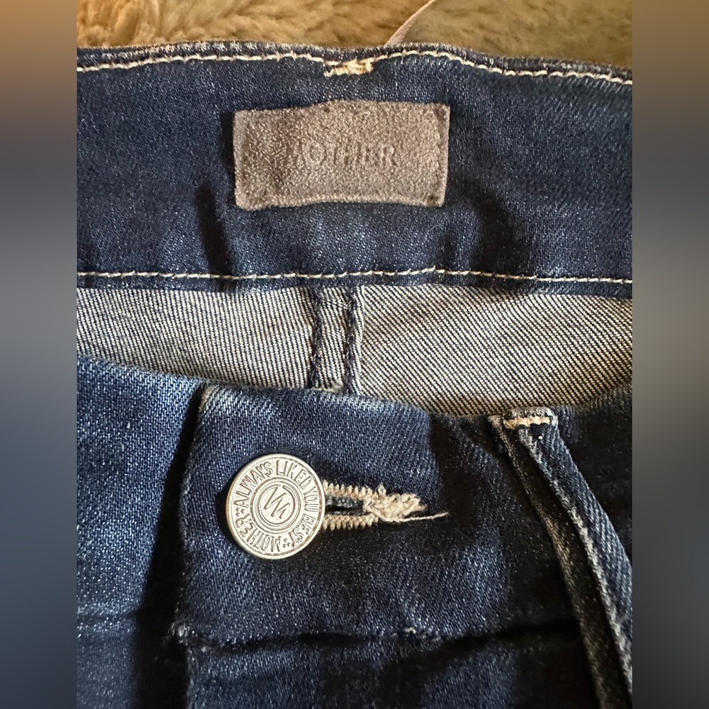 MOTHER DENIM HIGH WAISTED LOOKER ANKLE FRAY JEAN - Picture 10 of 16